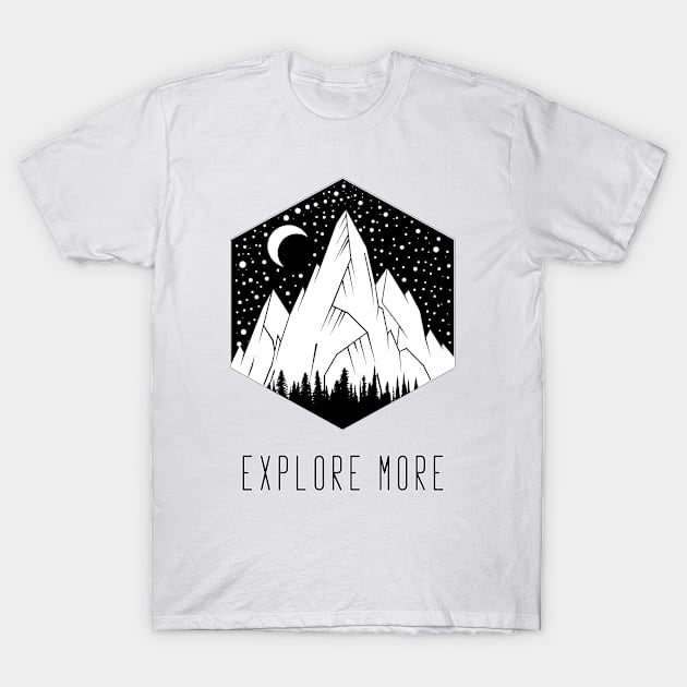 Explore More T-Shirt by Bongonation